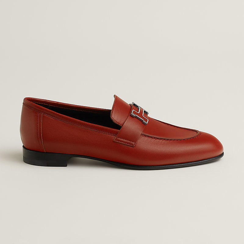 Paris loafer - Red | Hermès Sweden